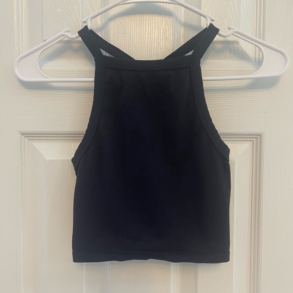 Black Wild Fable cropped tank top